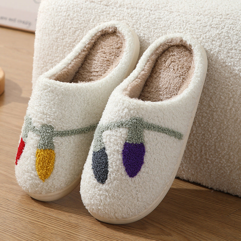 Wholesale Winter Cute Cartoon Home Cotton Household Furry Warm Slippers